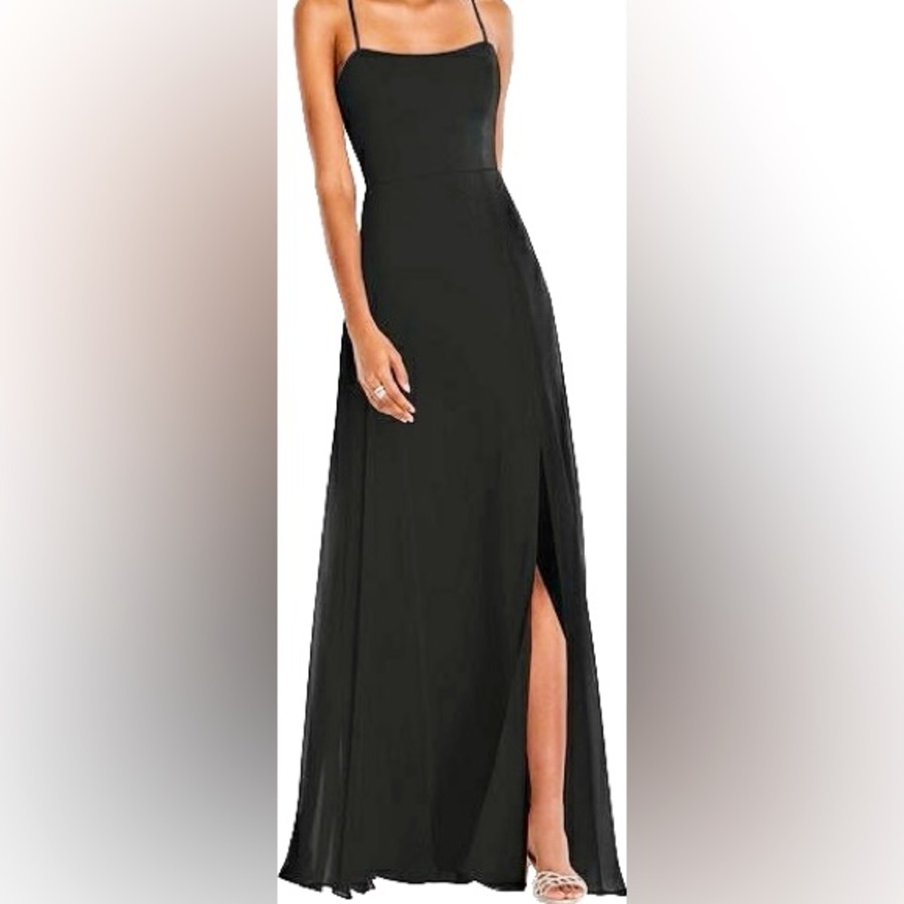 NWT David’s Bridal Black Dress Size 6